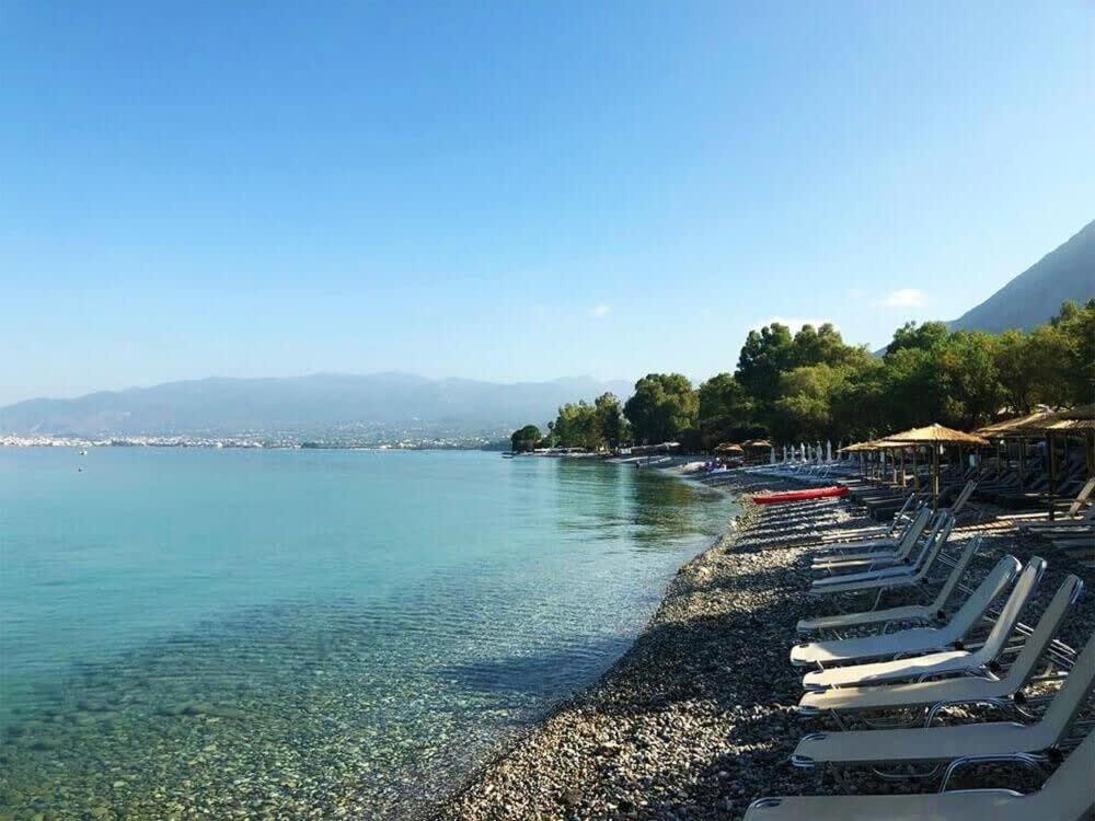 Villa Seaview Terrace Haven-Perfect Location By The Sea Kalamata Esterno foto